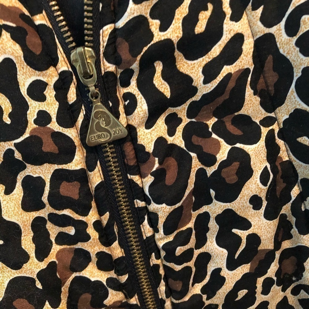 Euro Joy Animal Print Jacket Size L - Picture 2 of 12